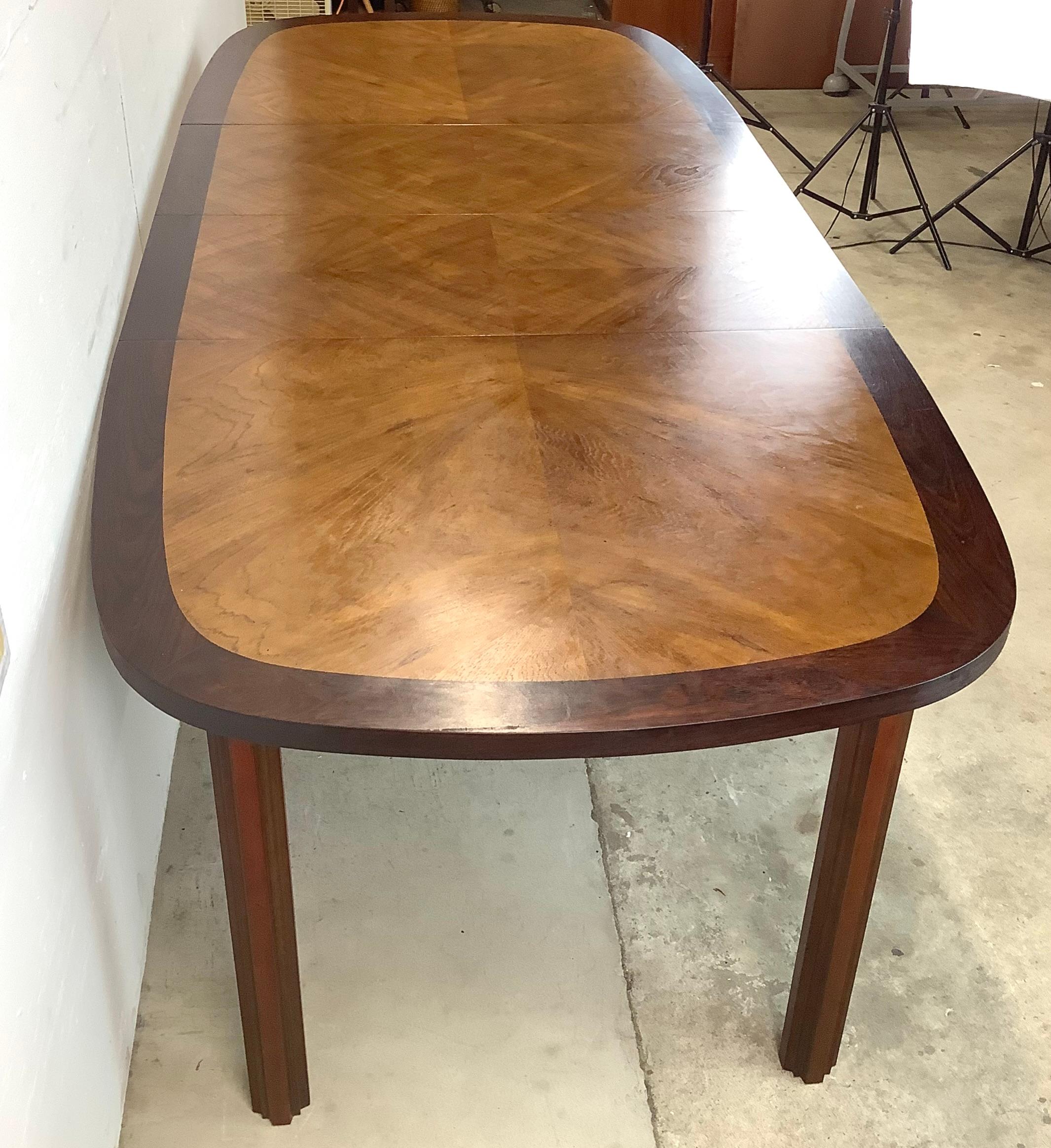 20th Century Vintage Oval Dining Table With Two Leaves- lane tower suite