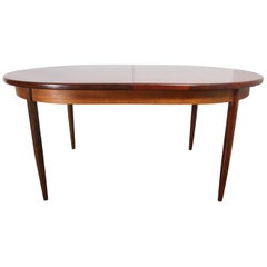 Retro Oval Extendable Teak and Redwood Dining Table by G-Plan, 1960s