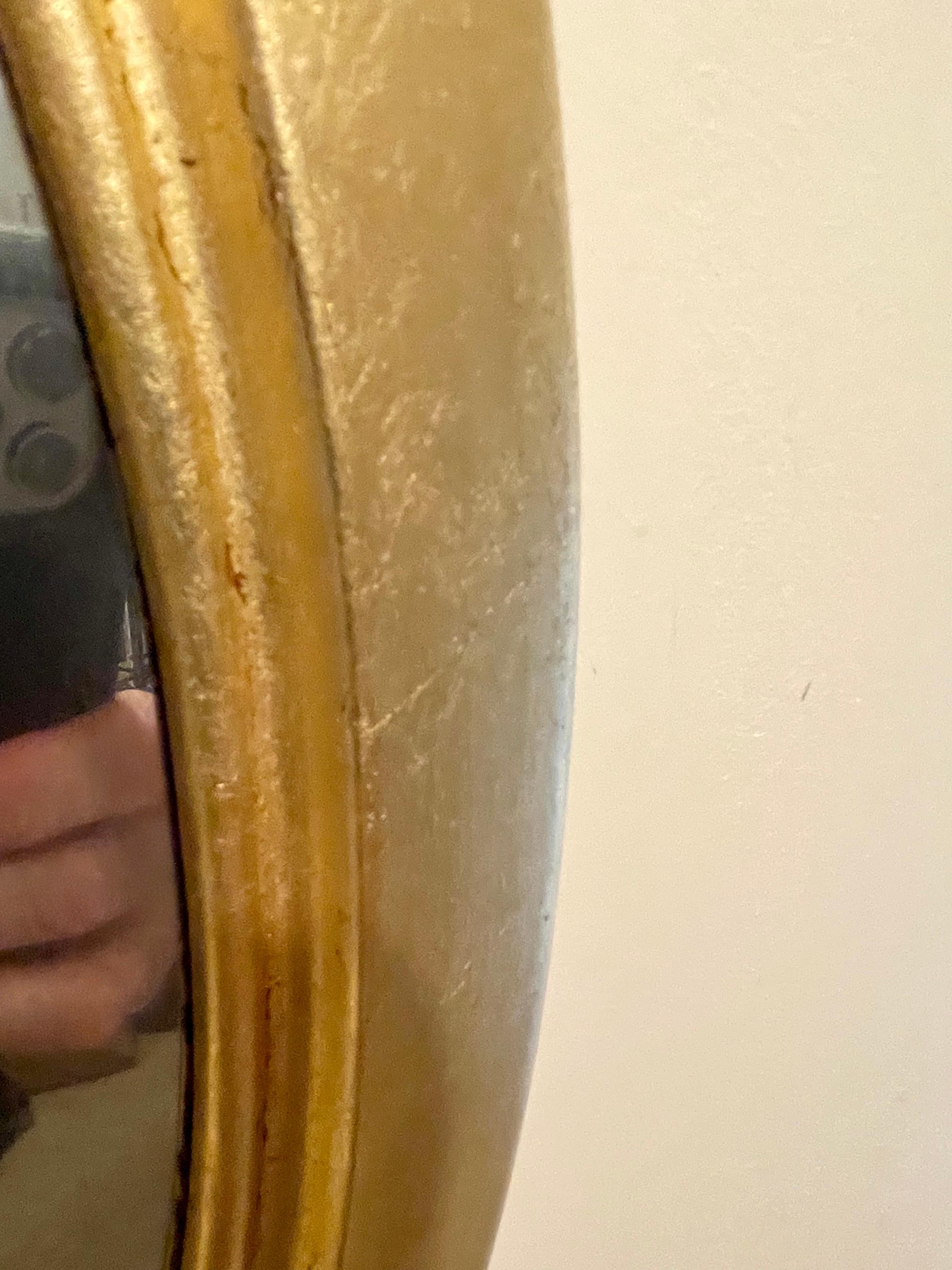 Vintage Oval Gilt Mirror B. Altman Co. NY (Hollywood Regency) im Angebot