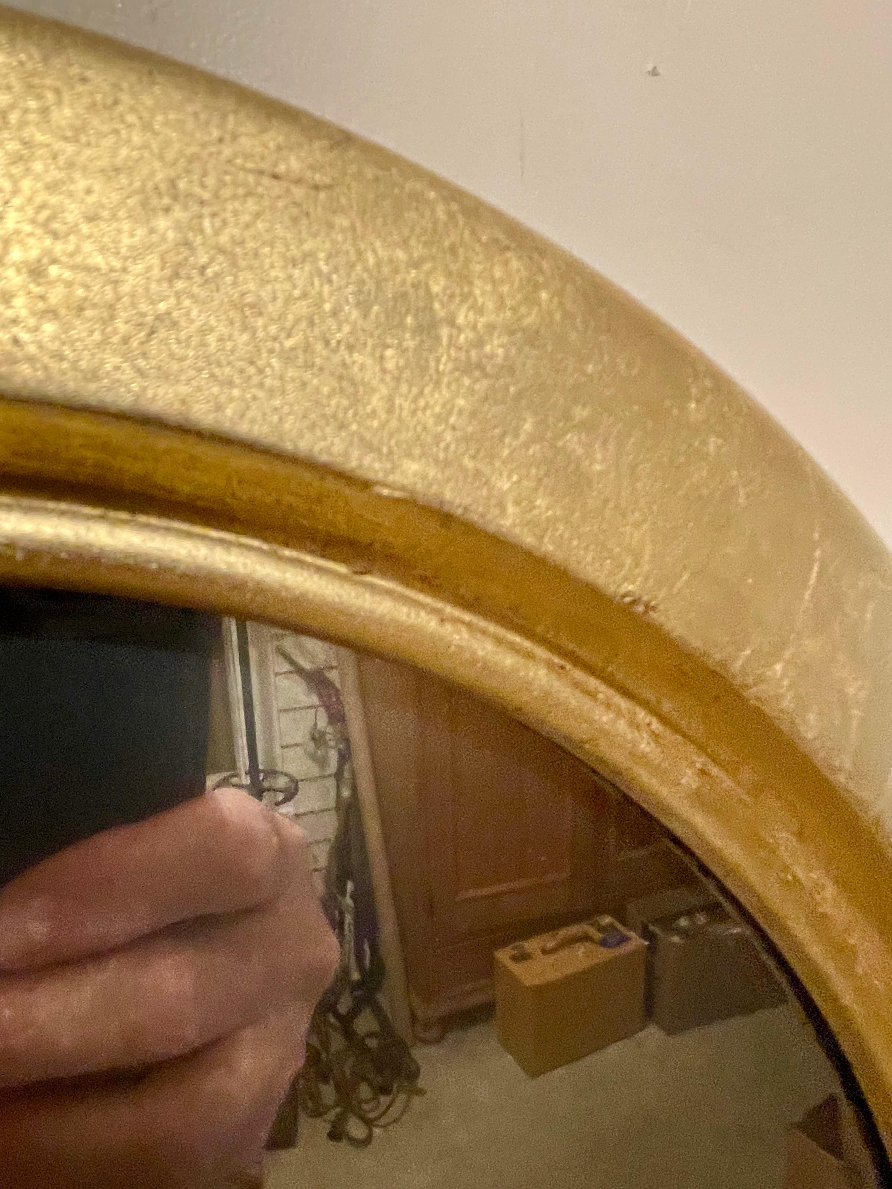 Vintage Oval Gilt Mirror B. Altman Co. NY (Unbekannt) im Angebot
