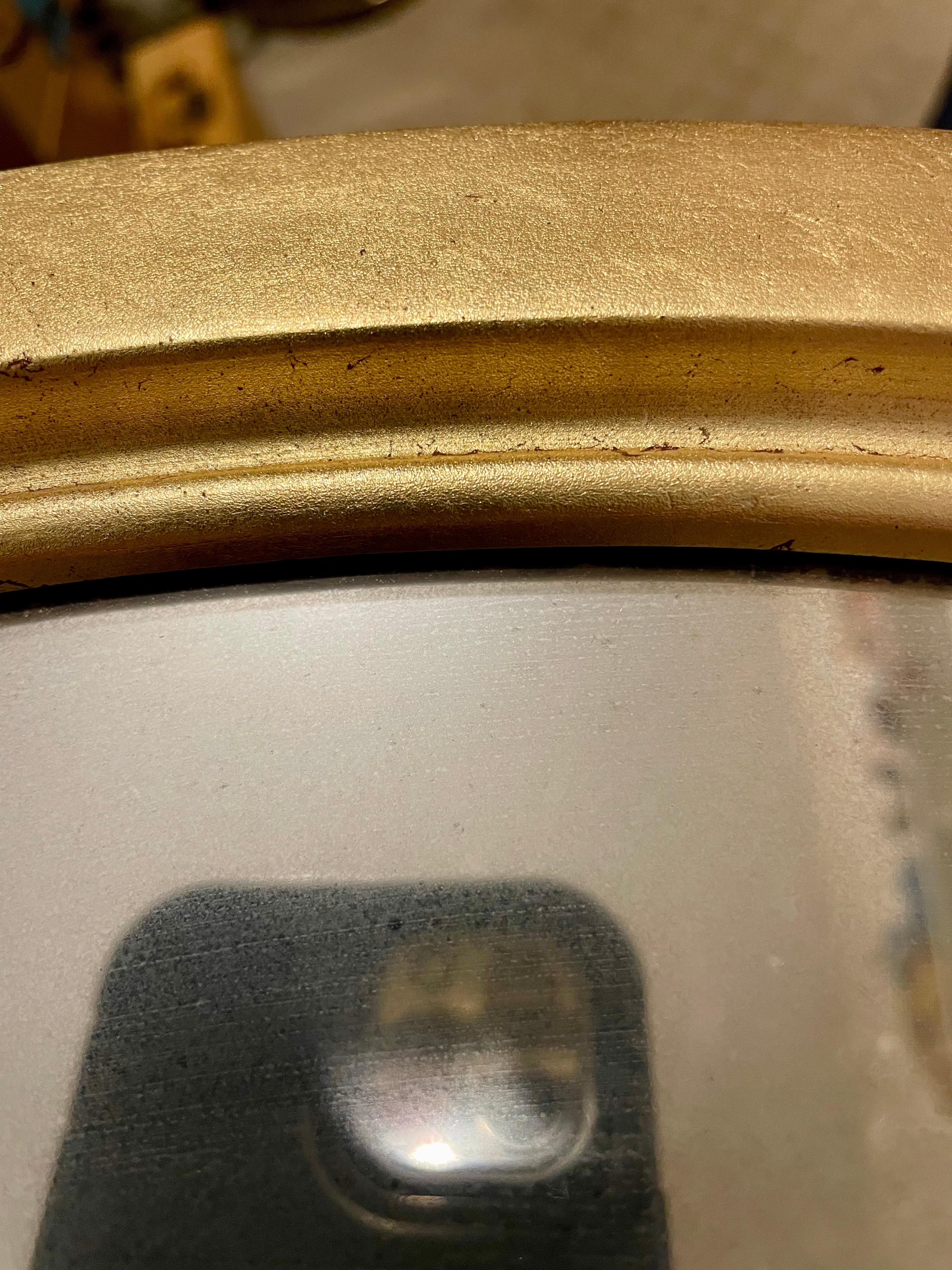 Vintage Oval Gilt Mirror B. Altman Co. NY (20. Jahrhundert) im Angebot