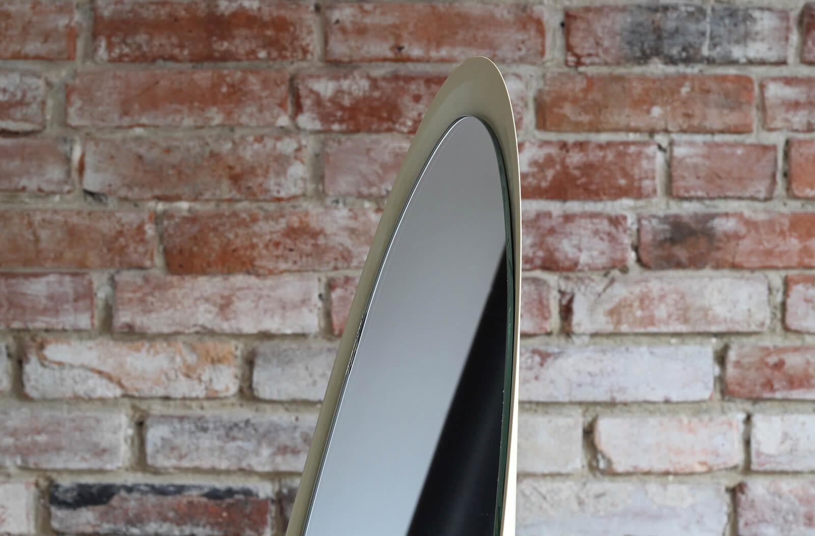 Vintage Oval Mirror by Roger Lecal, 1970s 6