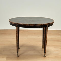 Vintage Oval Pen Shell Coffee Table by Maitland Smith