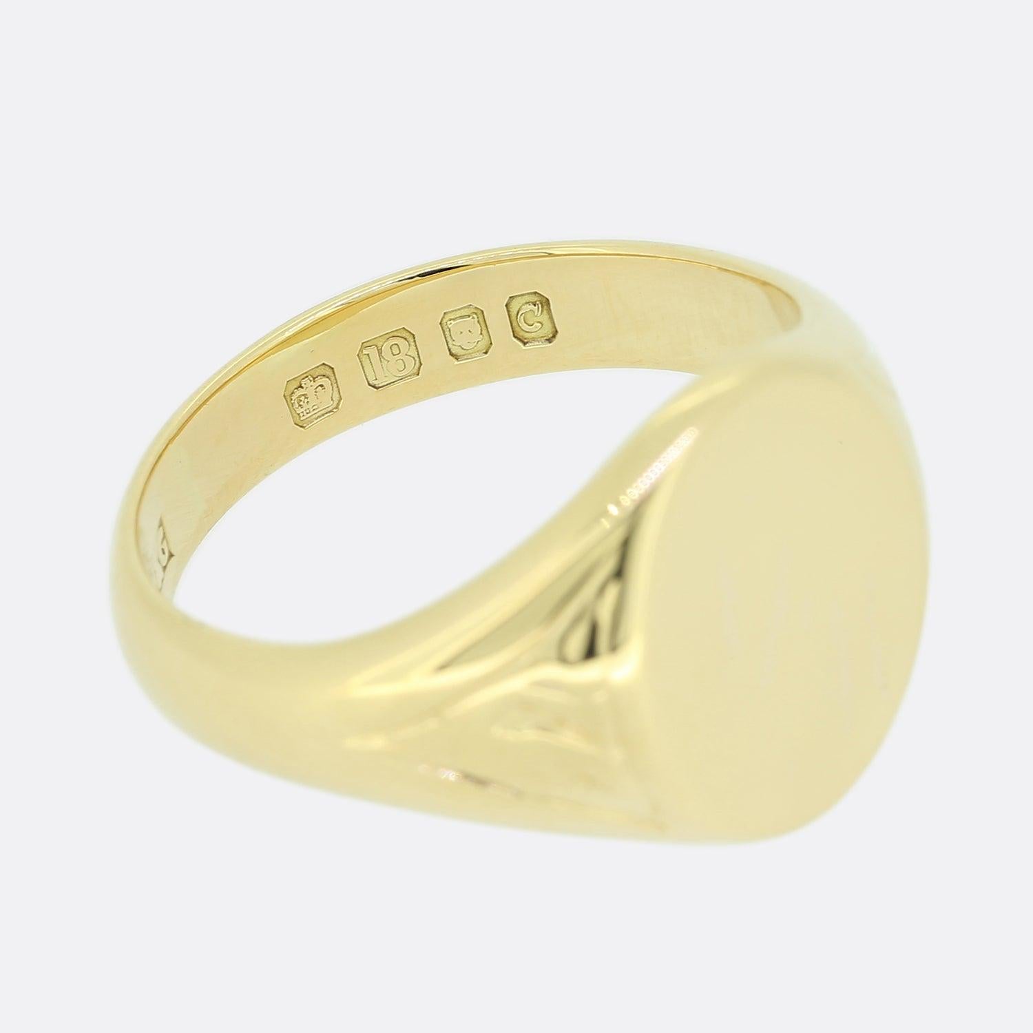 Bague de signalisation ovale vintage Bon état - En vente à London, GB