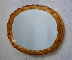 Vintage Oval Wall Mirror
