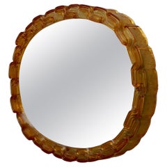 Ovaler Vintage-Wandspiegel