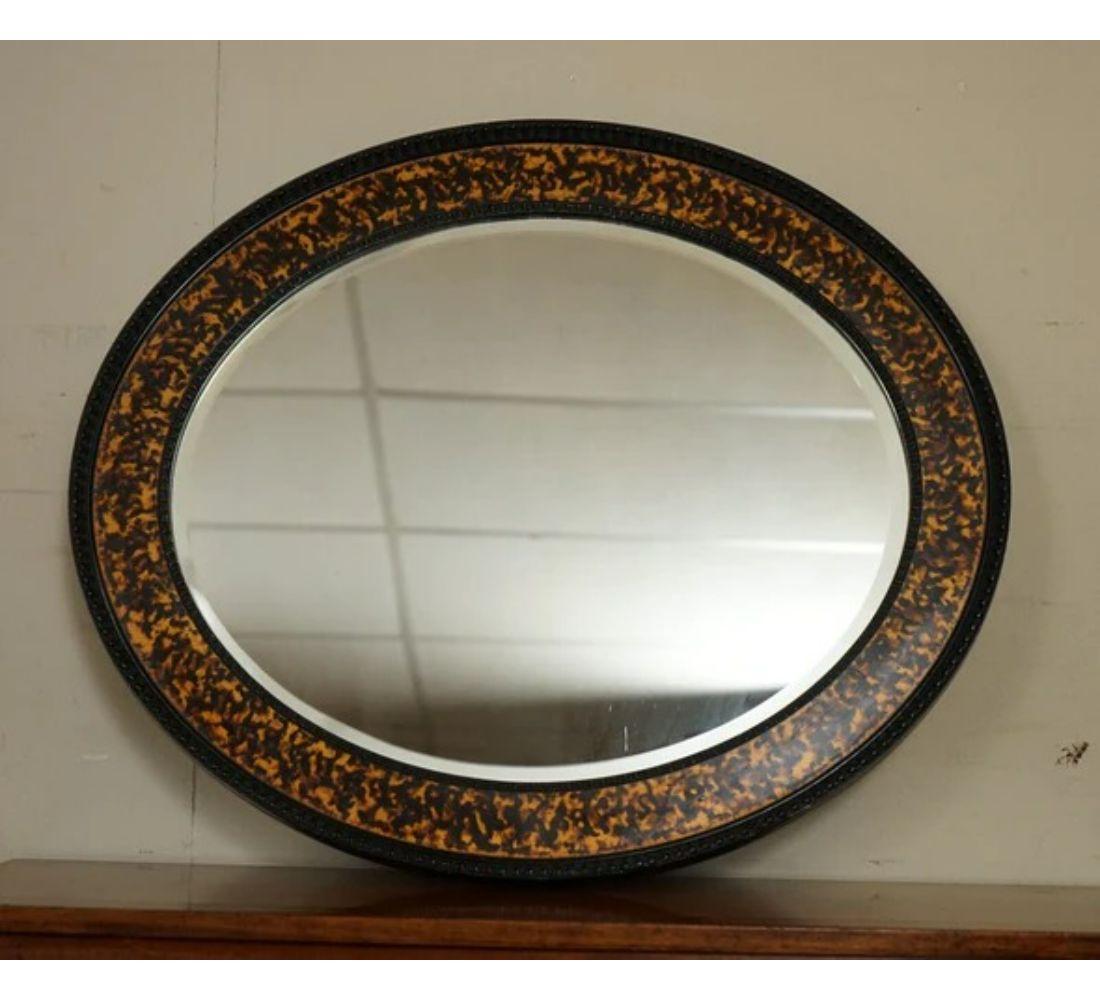 We are delighted to offer for sale this Lovely Vintage Oval Wall Mirror In The Manner Of William Yeoward.

A beautiful well made mirror. It does not have any chain or hanging hook at the back of the mirror.

Dimension: W 63 x D 4 x H 53