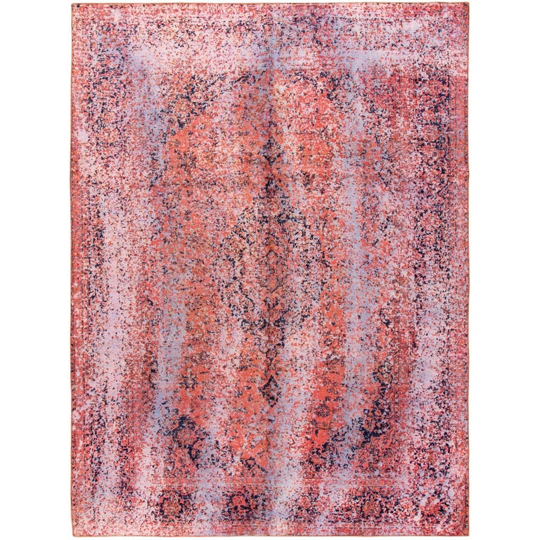Vintage Overdyed Rug For Sale at 1stDibs