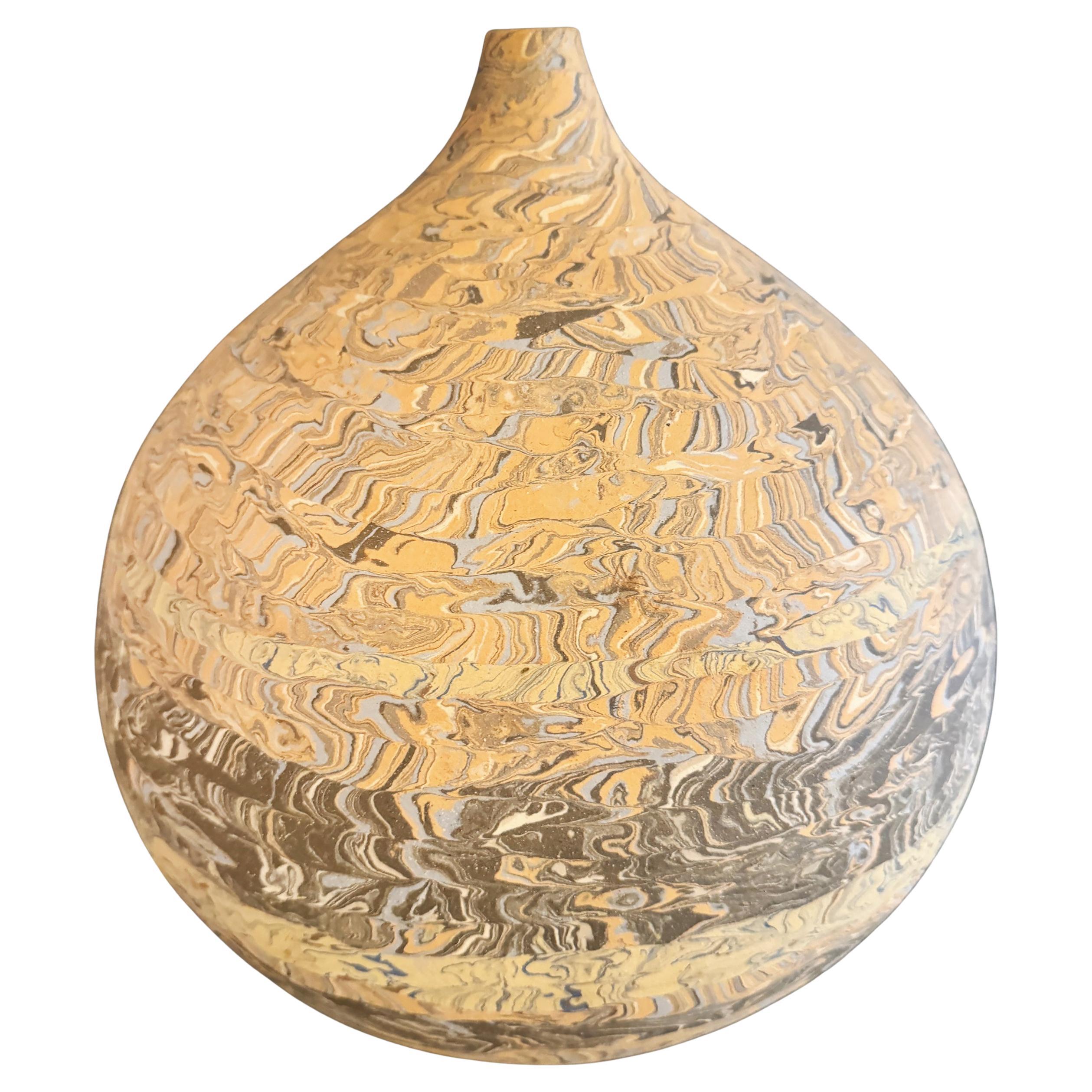 Vase de studio en poterie abstraite, Niloak, style A Silver Springs en vente