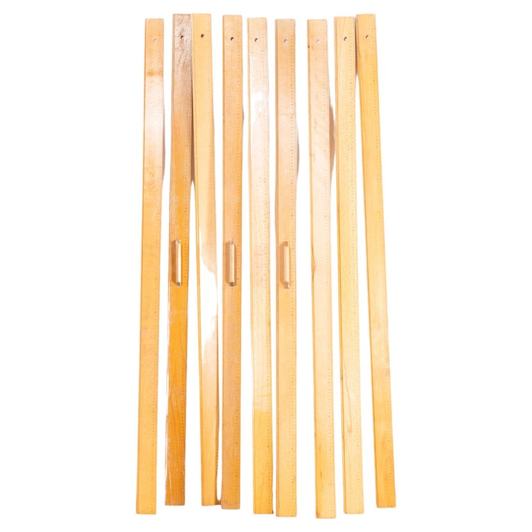 Birch Slotted Ruler Vintage Oversize Birch Blackboard Ruler For Sale at 1stDibs
