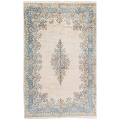 Tapis Kerman surdimensionné vintage, vers 1940 10'8 x 17'.