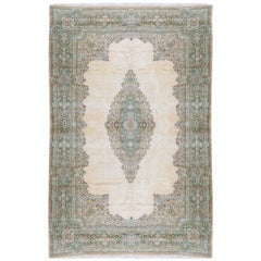 Tapis Kerman surdimensionné vintage, vers 1940 11'10 x 21'