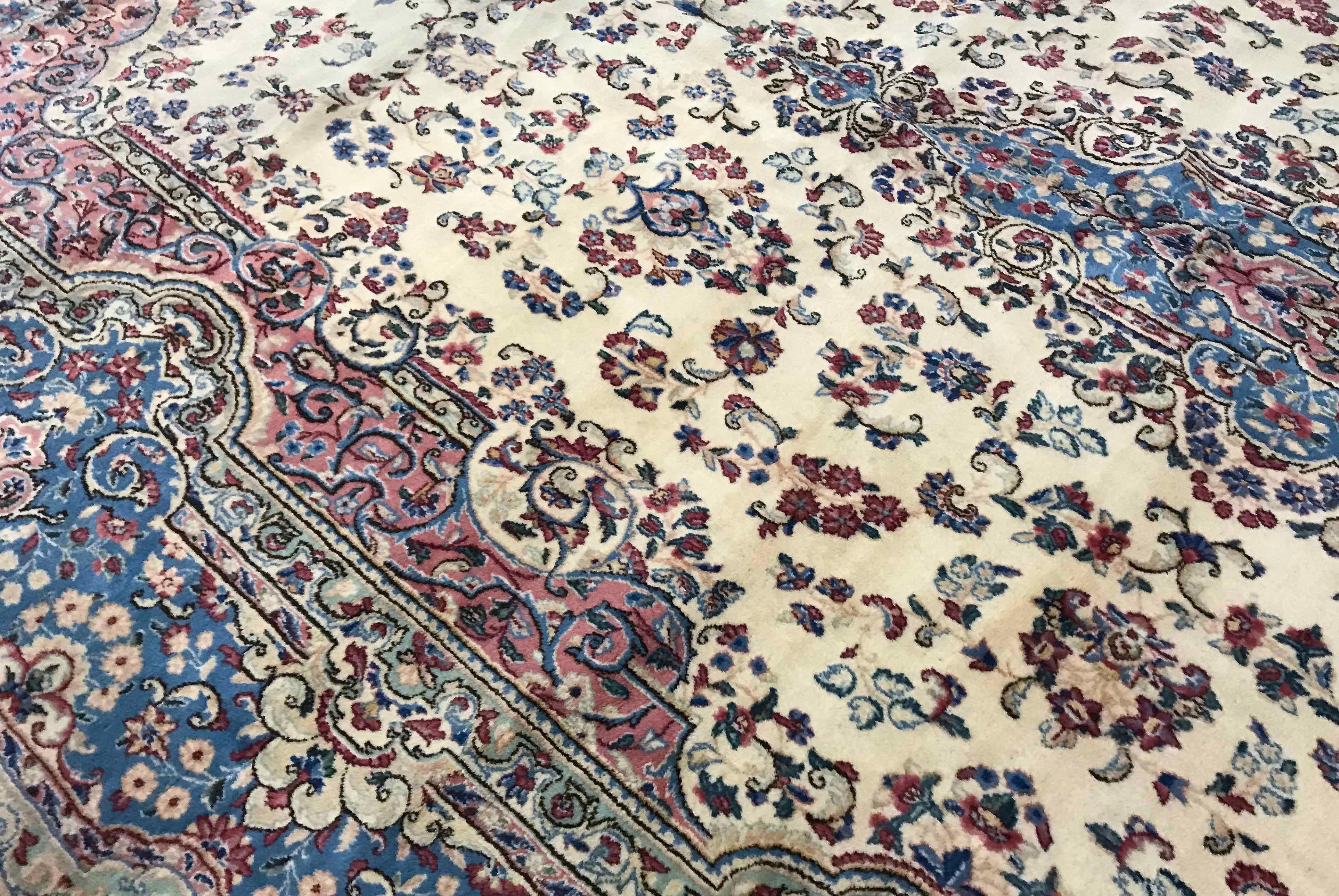 Vintage Übergröße Persisch Kerman, circa 1940 9'4 x 17'3. (Kirman) im Angebot