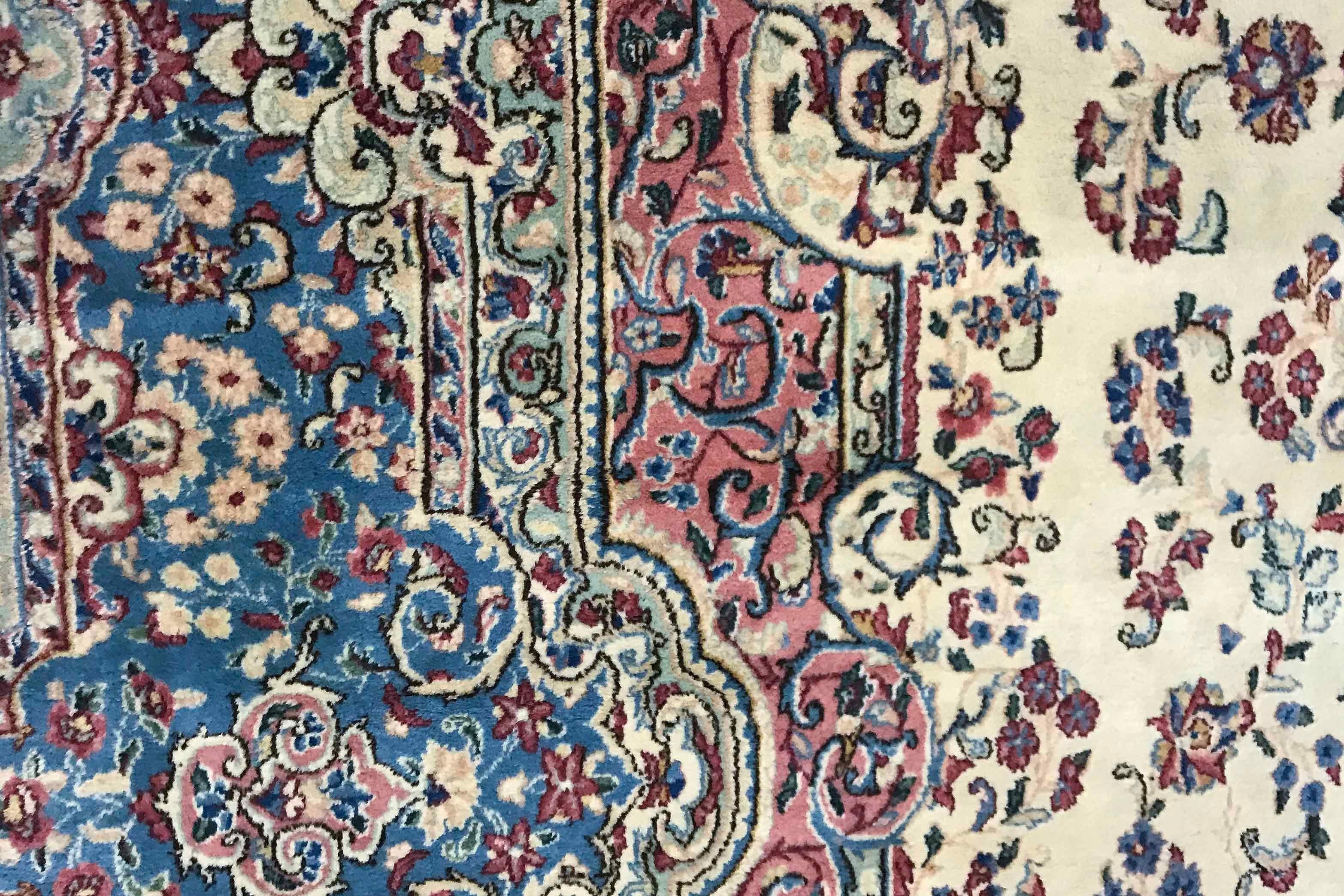 Vintage Übergröße Persisch Kerman, circa 1940 9'4 x 17'3. (Handgewebt) im Angebot