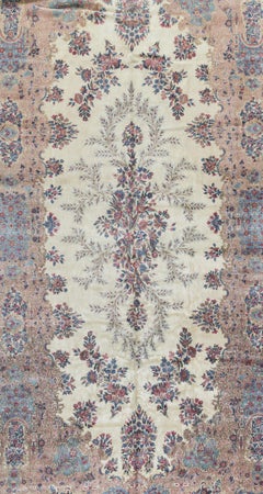 Vintage Oversize Persian Kerman Rug, circa 1940 10'5 x 21'2.