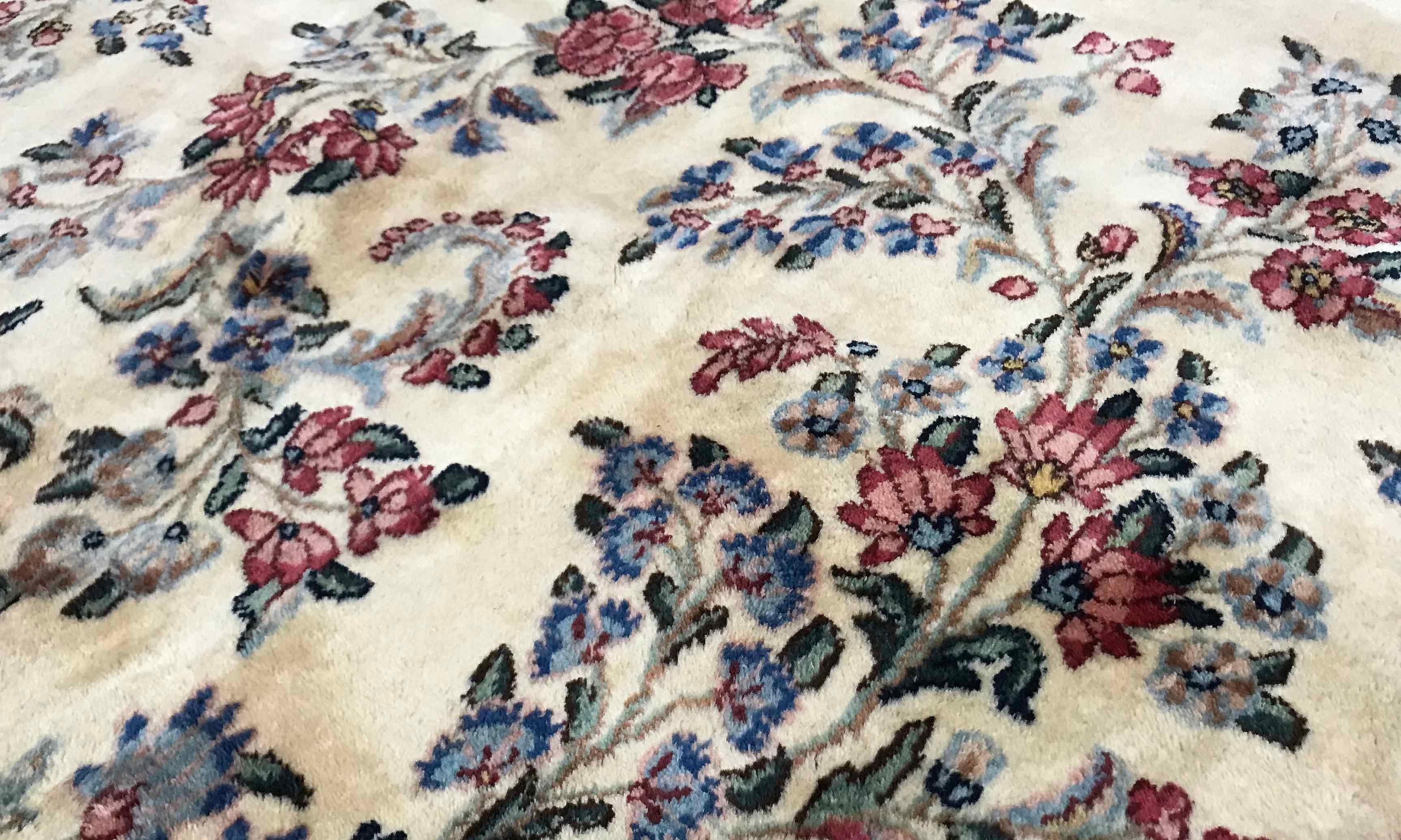 Vintage Oversize Persian Kerman Rug, circa 1940 13'5 x 26'2. In Good Condition For Sale In Secaucus, NJ