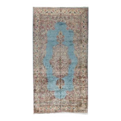 Tapis persan Kerman surdimensionné vintage, vers 1940 11'7 x 19'8