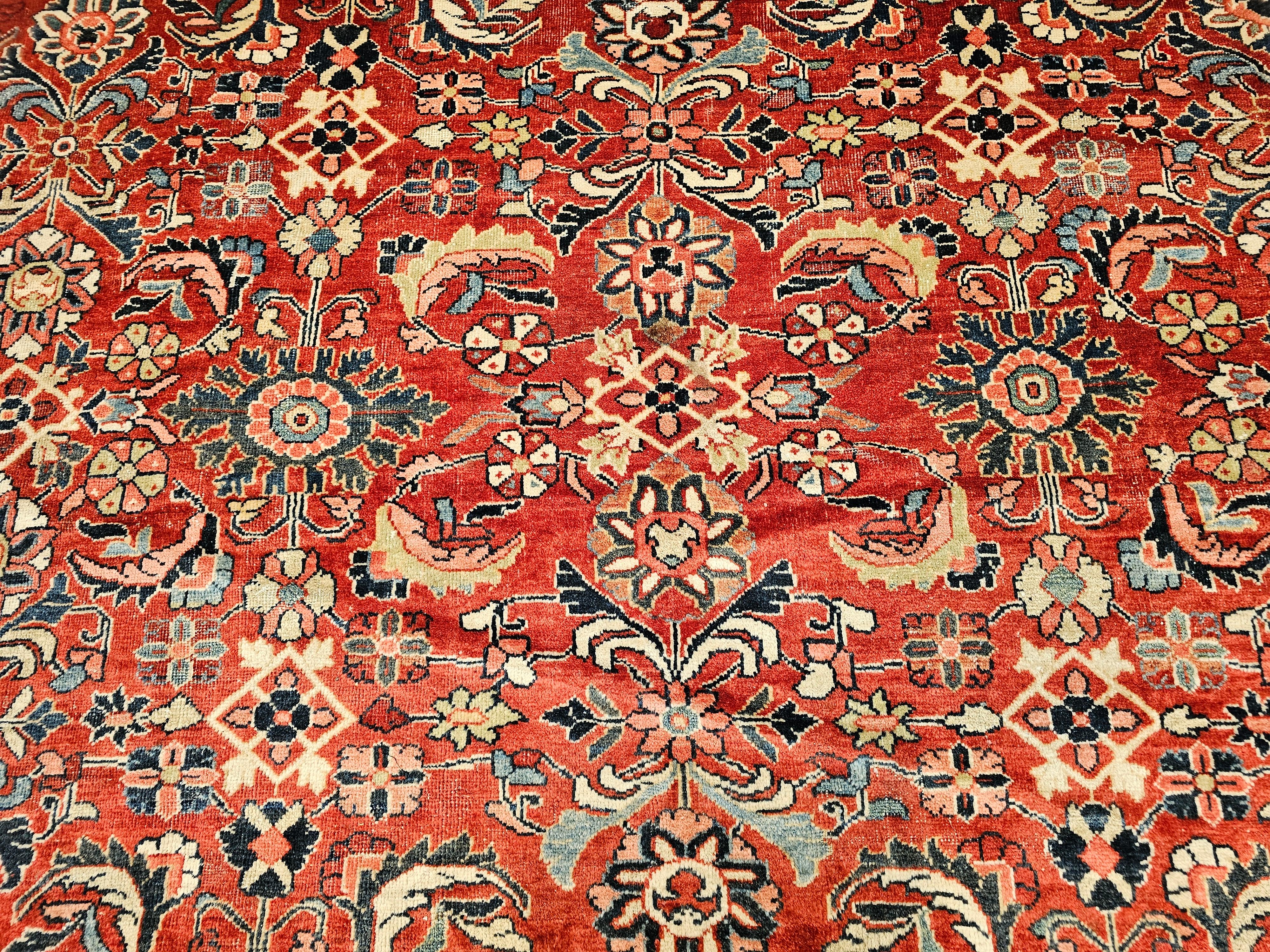 Tapis persan surdimensionné Sultanabad avec motif géométrique sur toute sa surface en vente 3