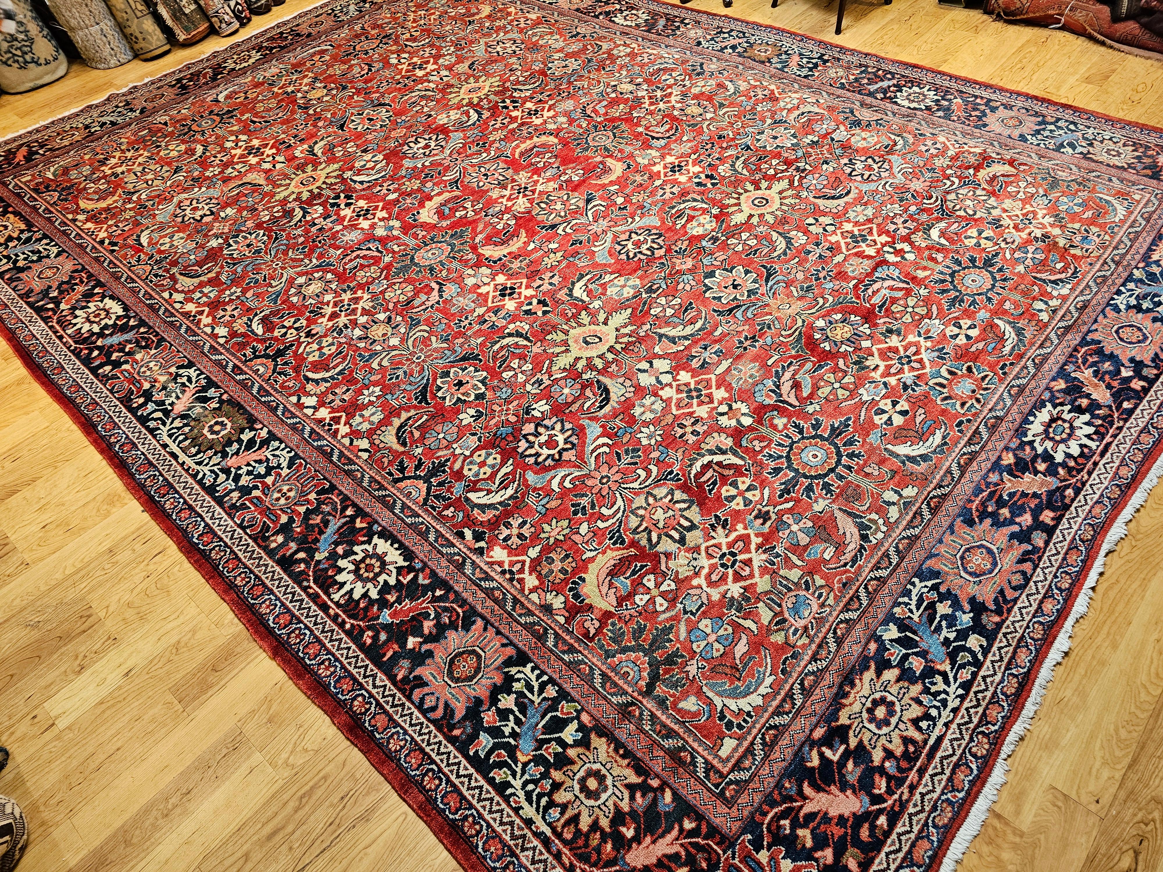 Tapis persan surdimensionné Sultanabad avec motif géométrique sur toute sa surface en vente 8