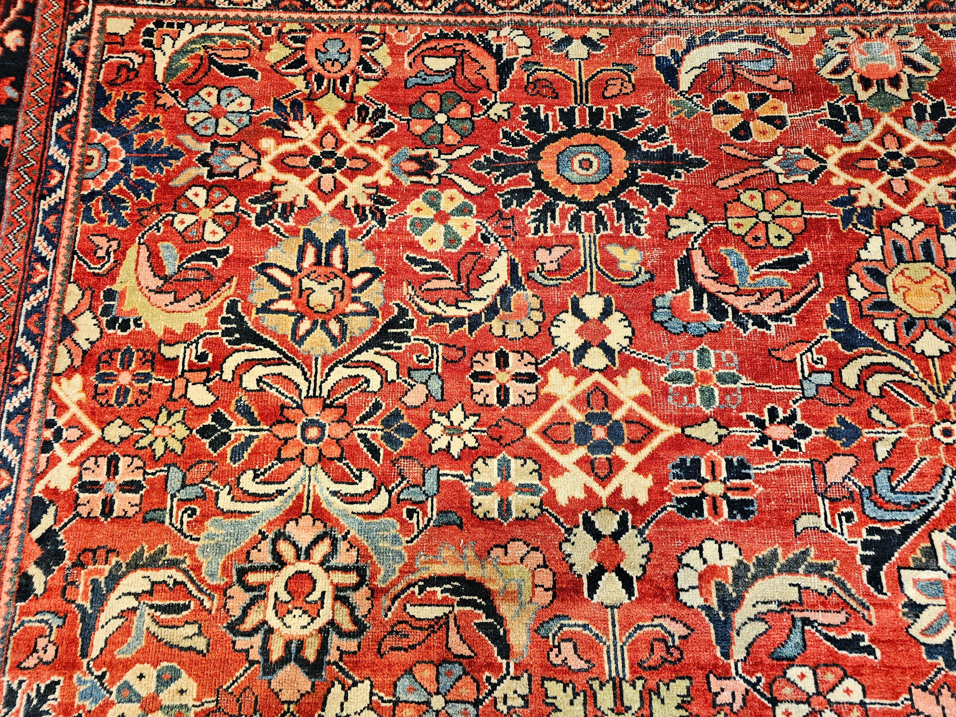 Tapis persan surdimensionné Sultanabad avec motif géométrique sur toute sa surface en vente 1