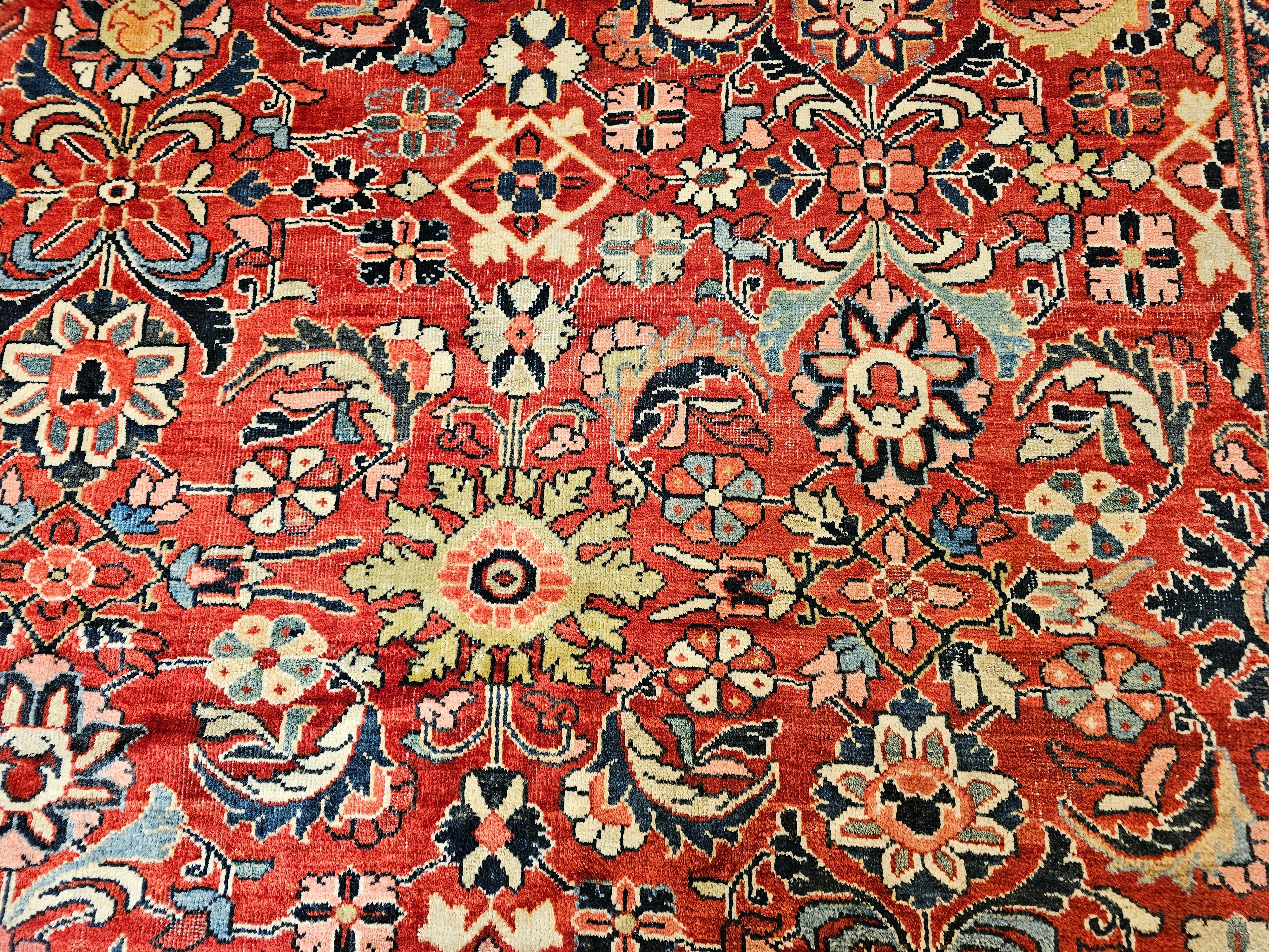 Tapis persan surdimensionné Sultanabad avec motif géométrique sur toute sa surface en vente 2