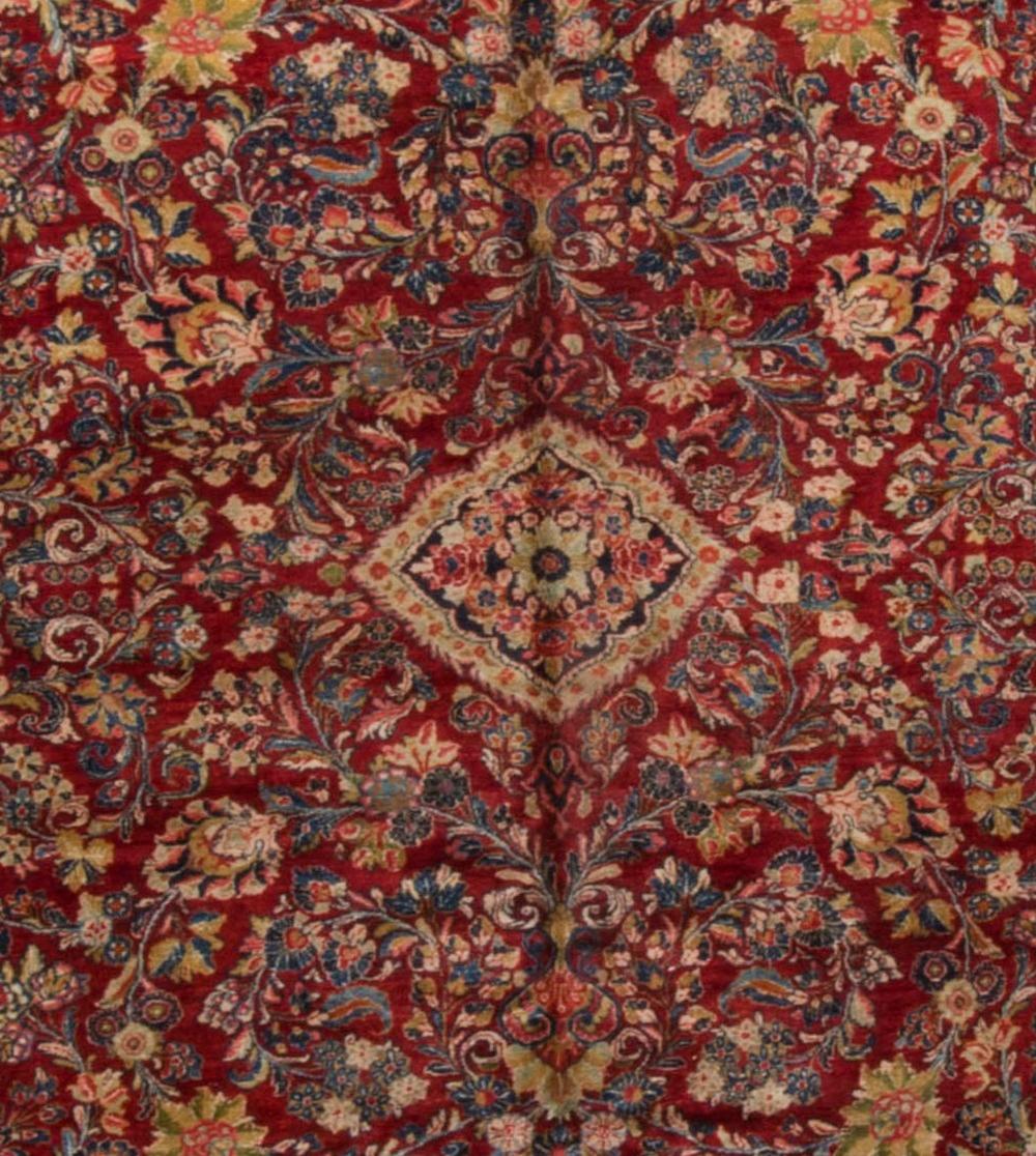 Übergroßer persischer Sarouk-Teppich im Vintage-Stil, um 1930 9'11 x 21'9. (Persisch) im Angebot