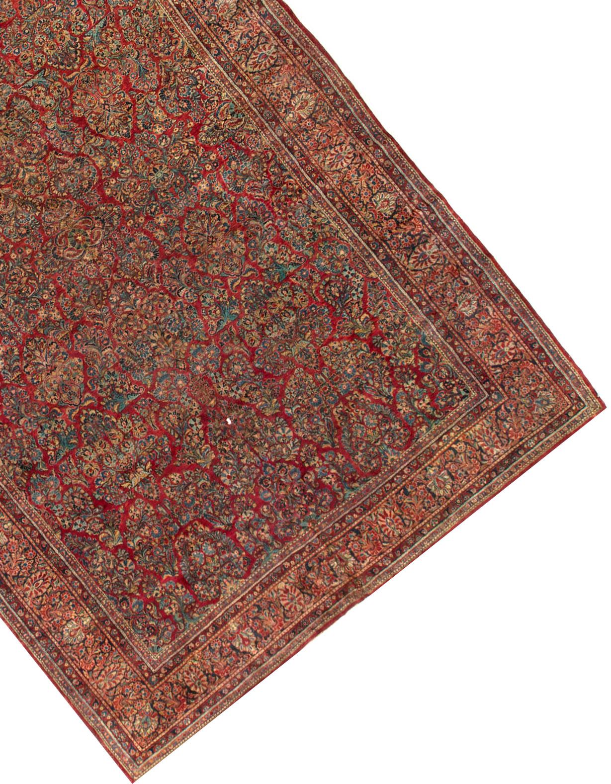 Übergroßer persischer Sarouk-Teppich in Übergröße 3,66 m x 4,66 m (Handgewebt) im Angebot