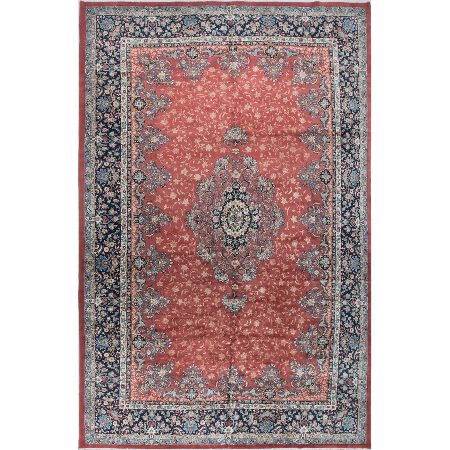 Übergroßer persischer Sarouk-Teppich im Oversize-Stil 1,88 x 21'