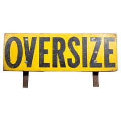 Antique Oversize Truck Sign c.1940