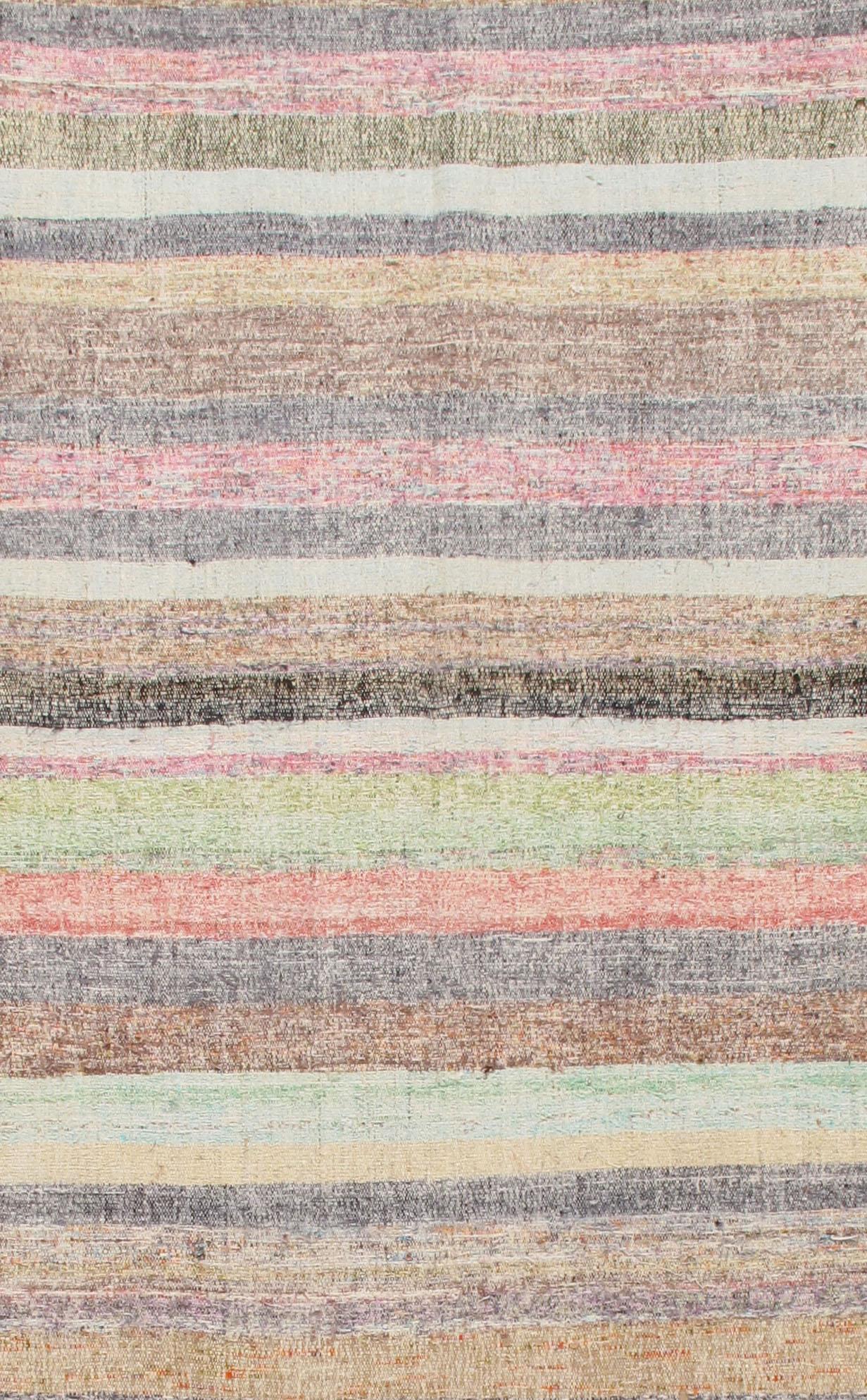 20th Century Vintage Oversize Turkish Kilim Long Runner, 3'9 x 24'2 For Sale