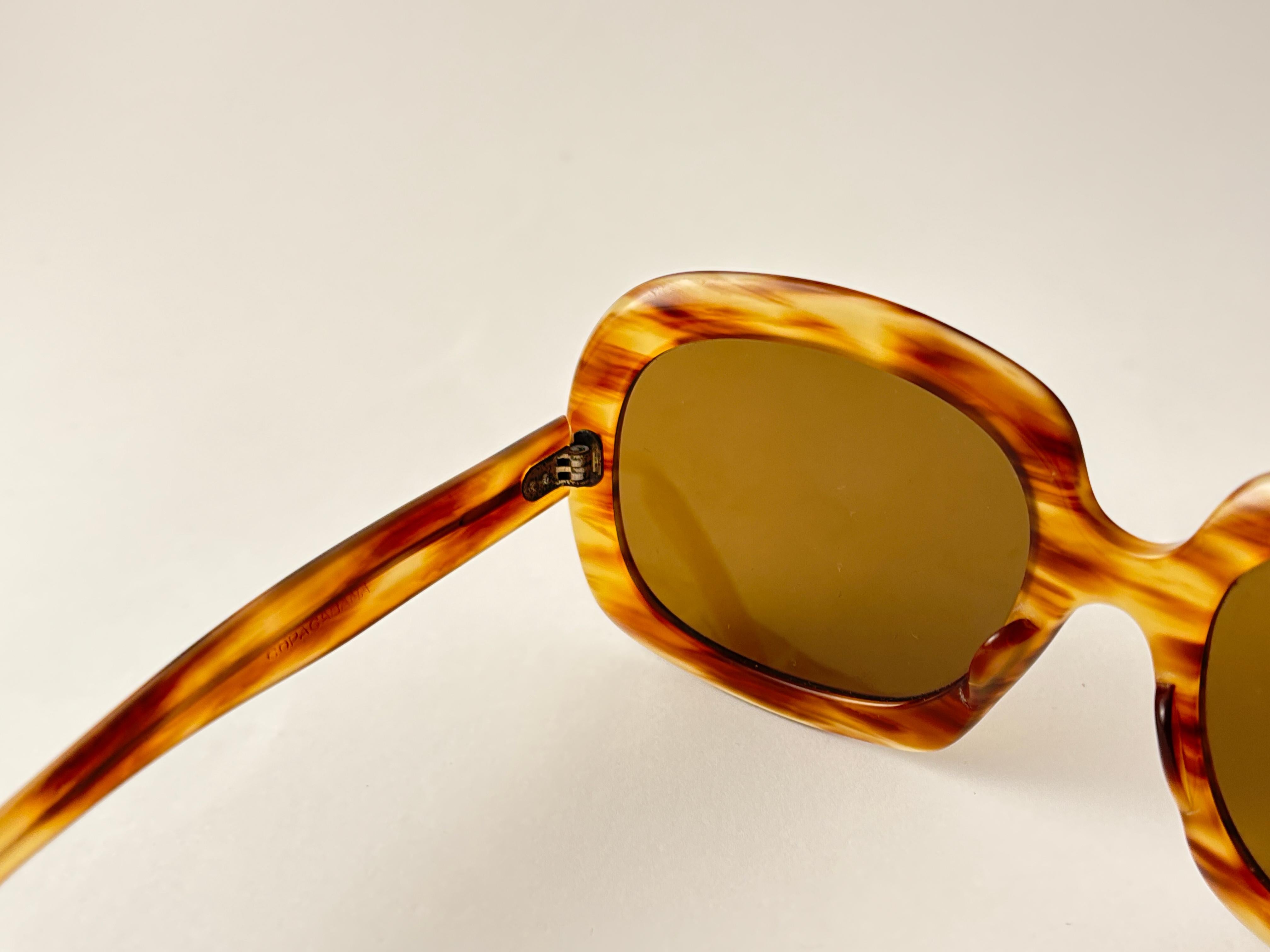 Vintage By übergroße A.Paris übergro�ße Schildkröte Sonnenbrille 1970'S Made in France im Zustand „Hervorragend“ im Angebot in Baleares, Baleares