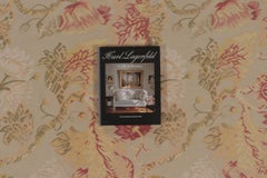 Vintage Oversized Aubusson Rug in Golden-Beige with Pink Florals - Rug & Kilim