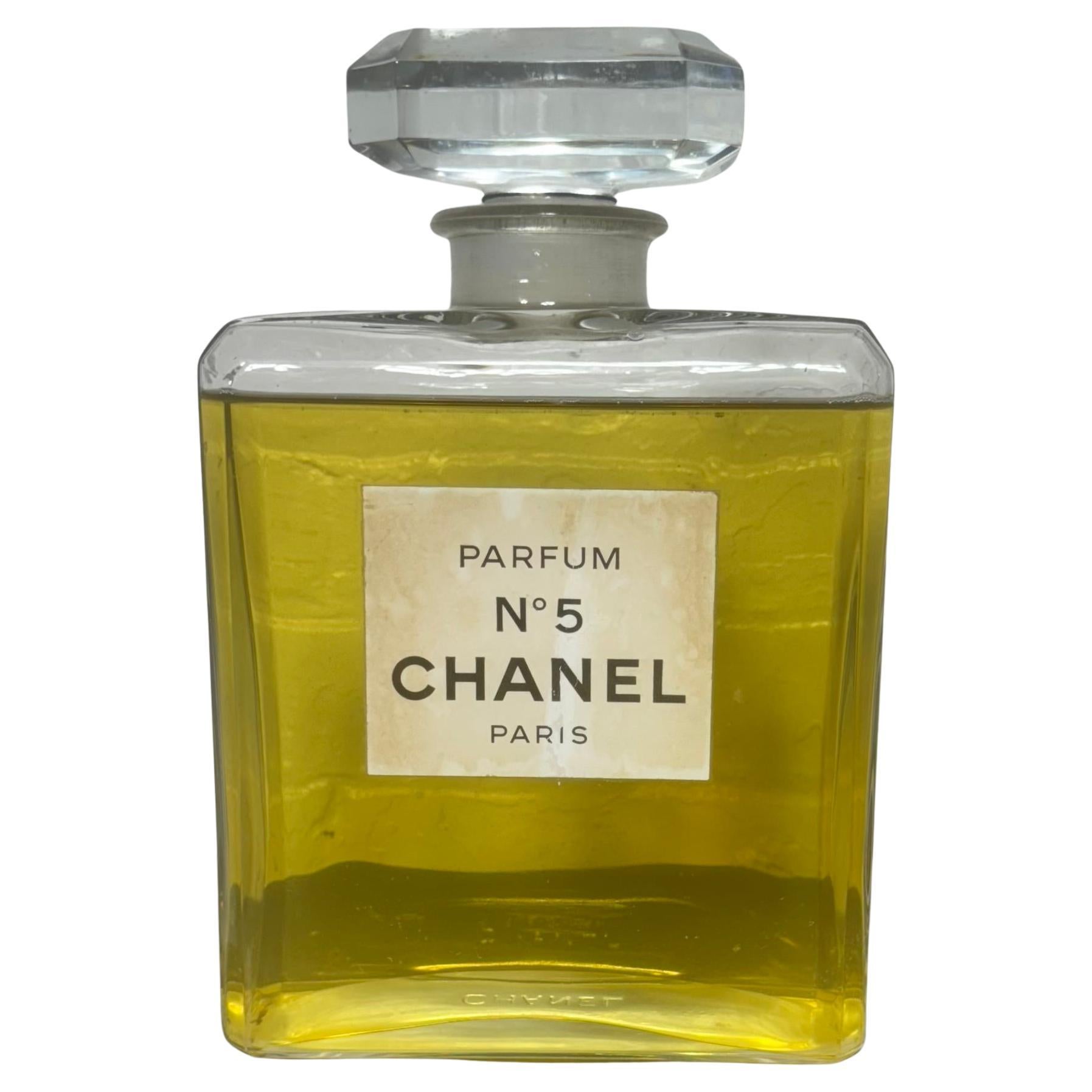 Vintage Oversized Bottle of Chanel N°5 Perfume , in Glass, Store Display