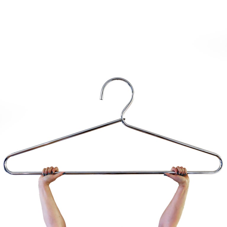Vintage Oversized Clothes Hanger Store Display For Sale at 1stDibs