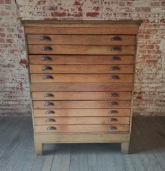 Vintage Oversized Flat File Cabinet