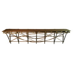 Vintage Oversized  Hand Made Willow Shelves {2 available)