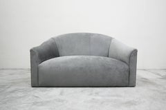 Vintage Oversized Italian Lounge Chair Loveseat Sofa
