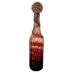 Vintage Oversized Italian Murano Glass Fenicio Decanter