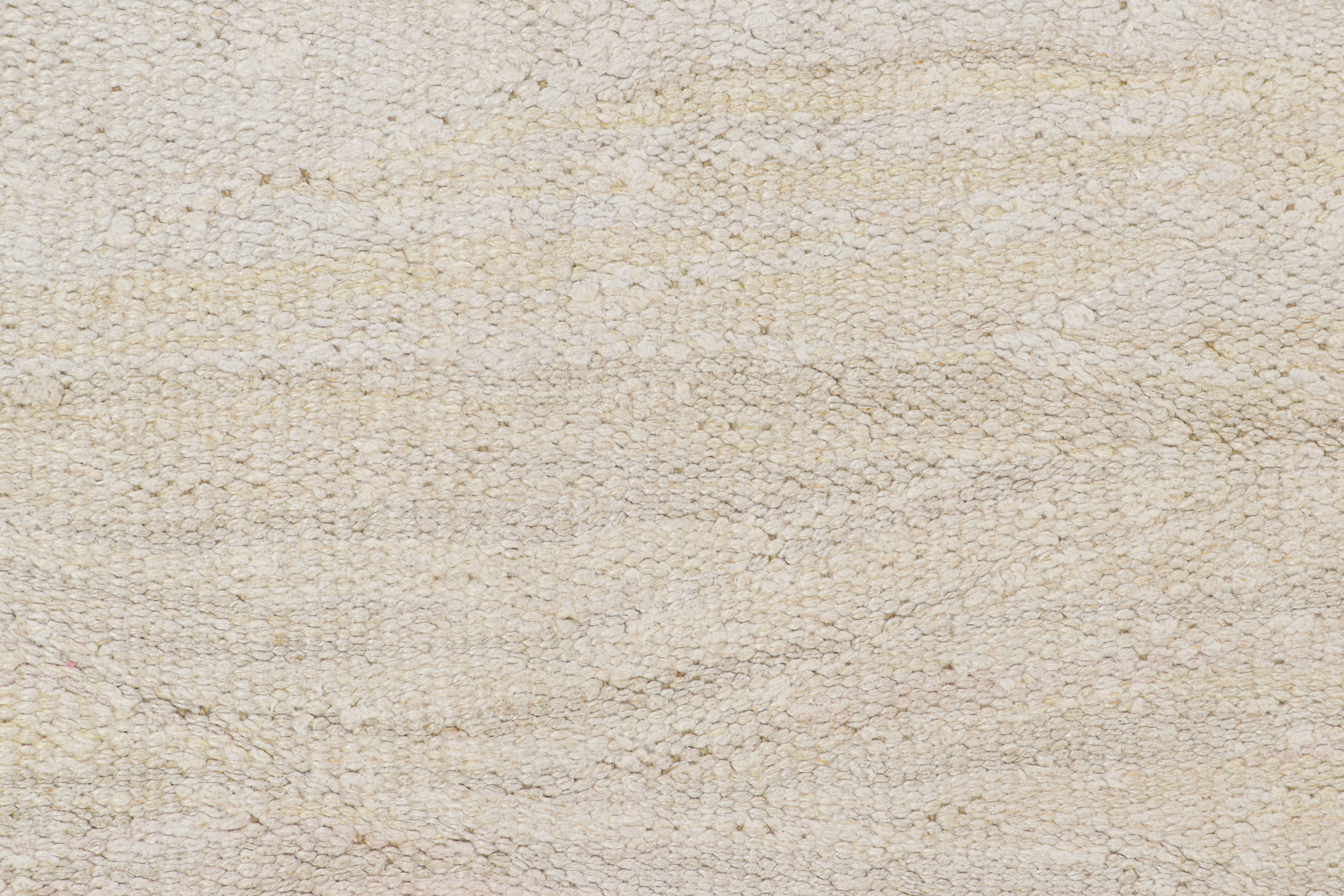 Turkish Vintage Oversized Kilim in White and Beige Tones from Rug & Kilim For Sale
