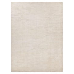 Vintage Oversized Kilim in White and Beige Tones from Rug & Kilim