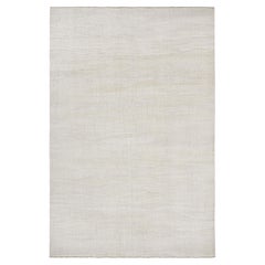 Vintage Oversized Kilim in White and Beige Tones from Rug & Kilim