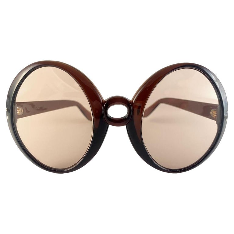 Oversize Vintage Sunglasses Made in France 1970’s s-l400.jpg main image 4
