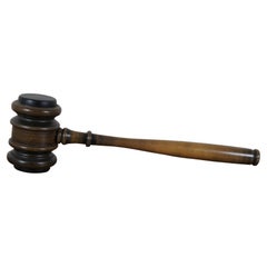 Vintage Oversized Wooden Judges Gavel Auctioneer Hammer Law Justice 26"