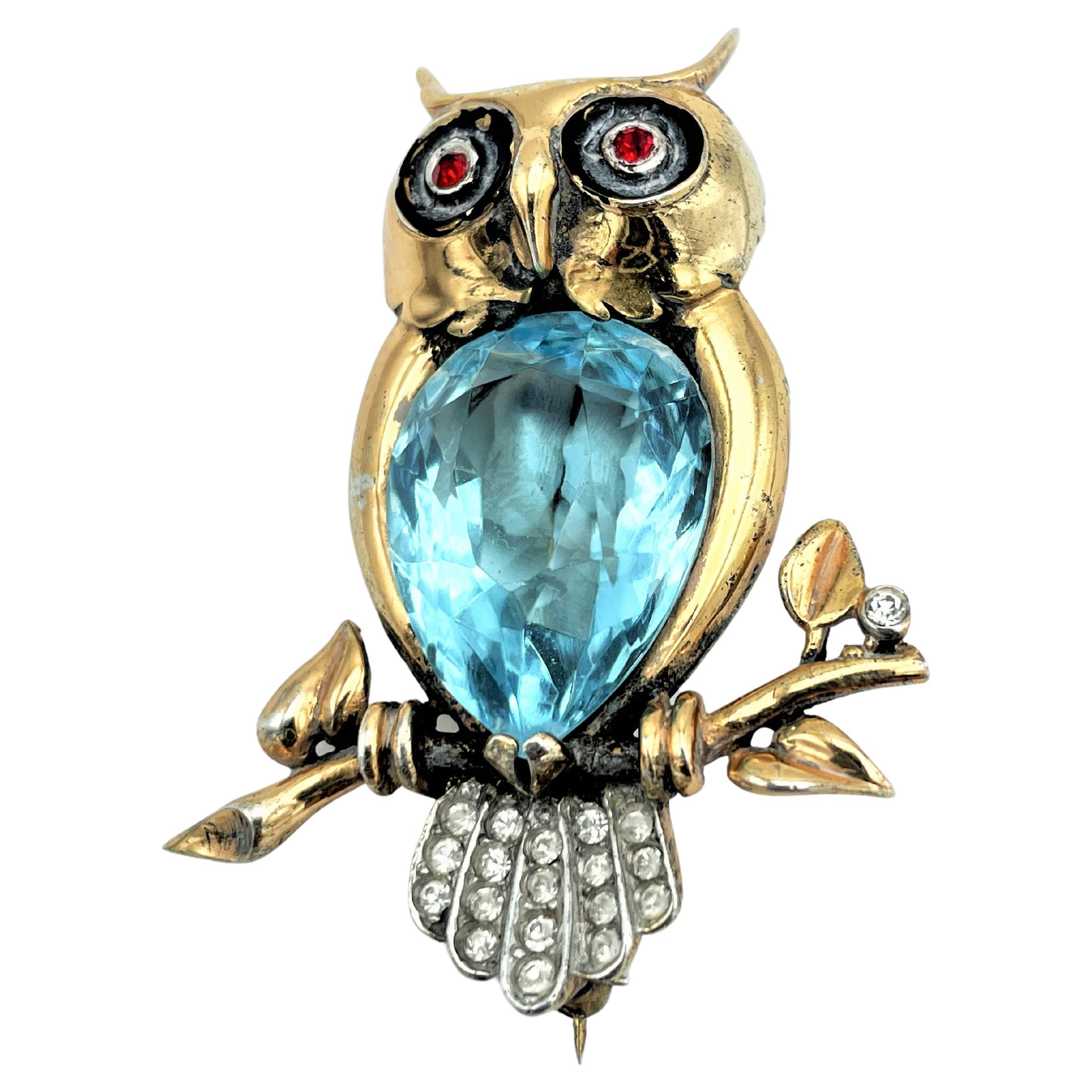 Vintage Owl Brooches - 23 For Sale on 1stDibs | the vintage owl photos,  antique owl brooch, owl pins brooches