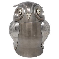 Vintage Owl Shaped Ice Bucket