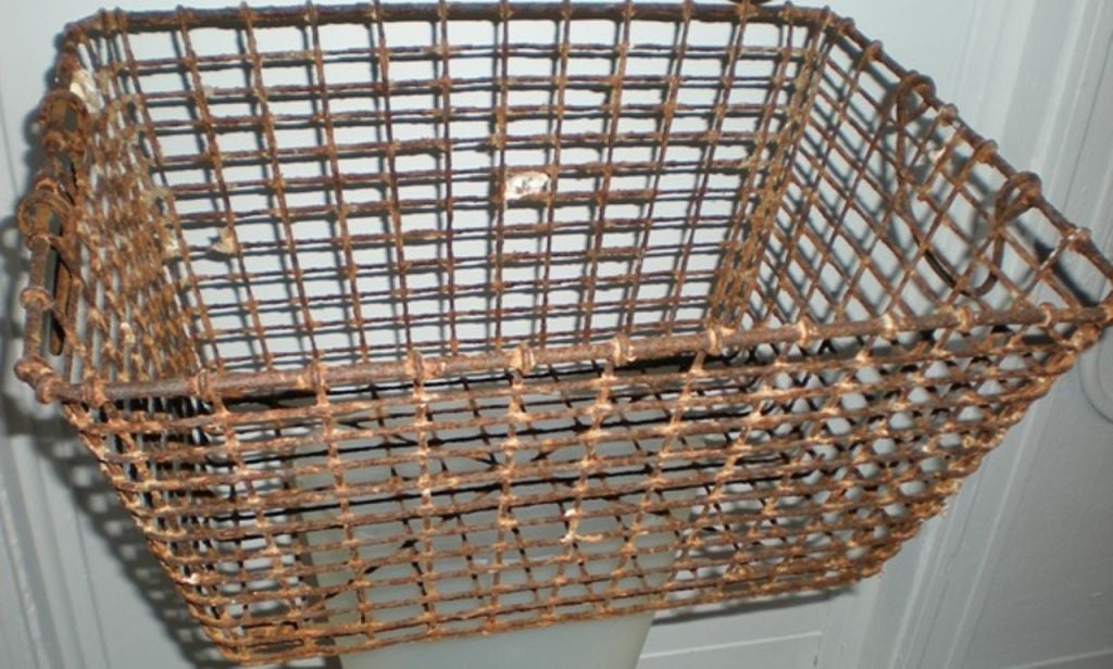 Folk Art Vintage Oyster Baskets