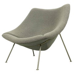 Vintage Oyster Chair by Pierre Paulin for Artifort Kvadrat in "Ploeg" fabric
