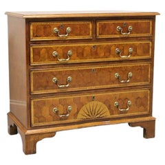 Vintage Oyster Veneer Chippendale Style Bachelor Chest from Colony Furniture