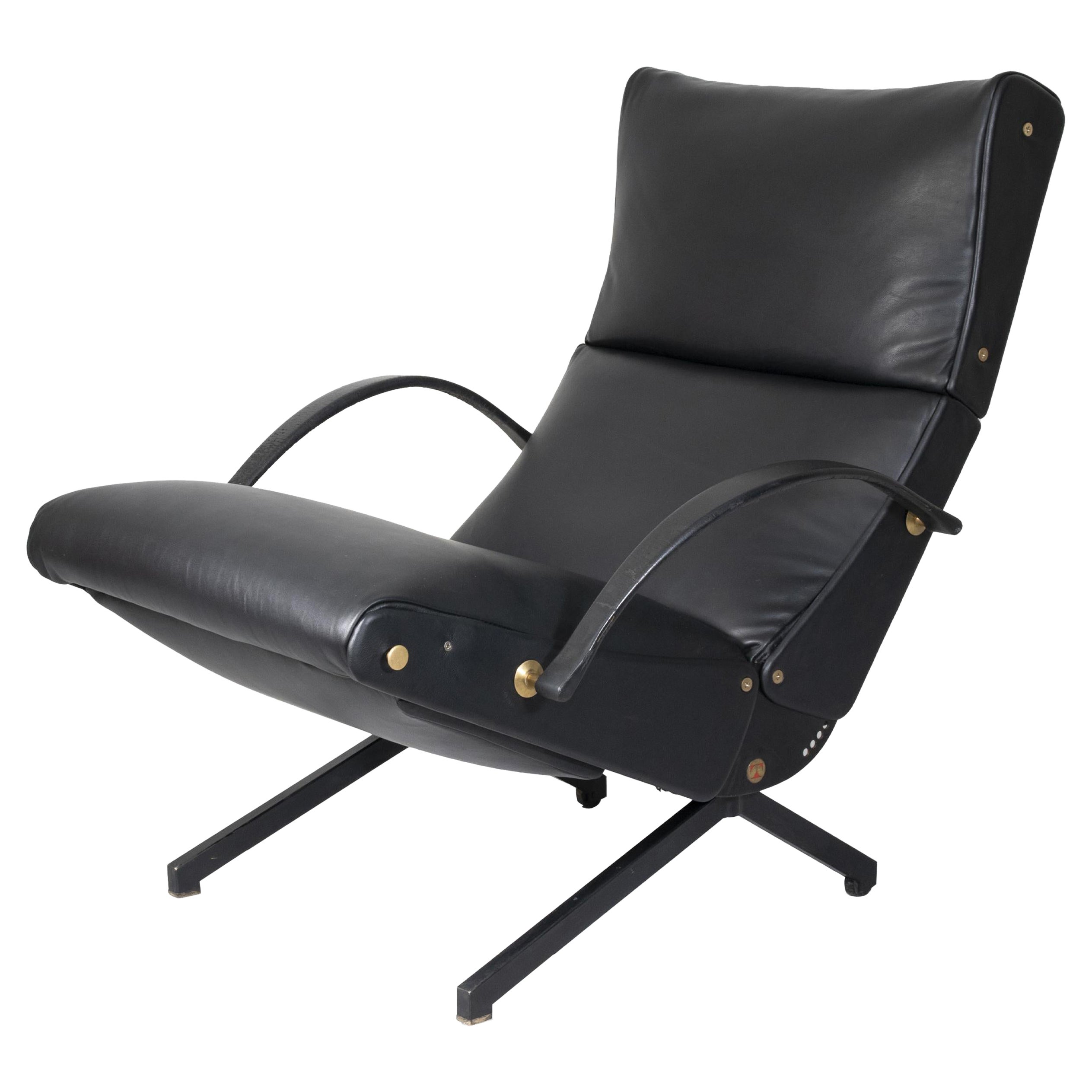 Vintage P40 Adjustable Armchair by Osvaldo Borsani for Tecno, 1956