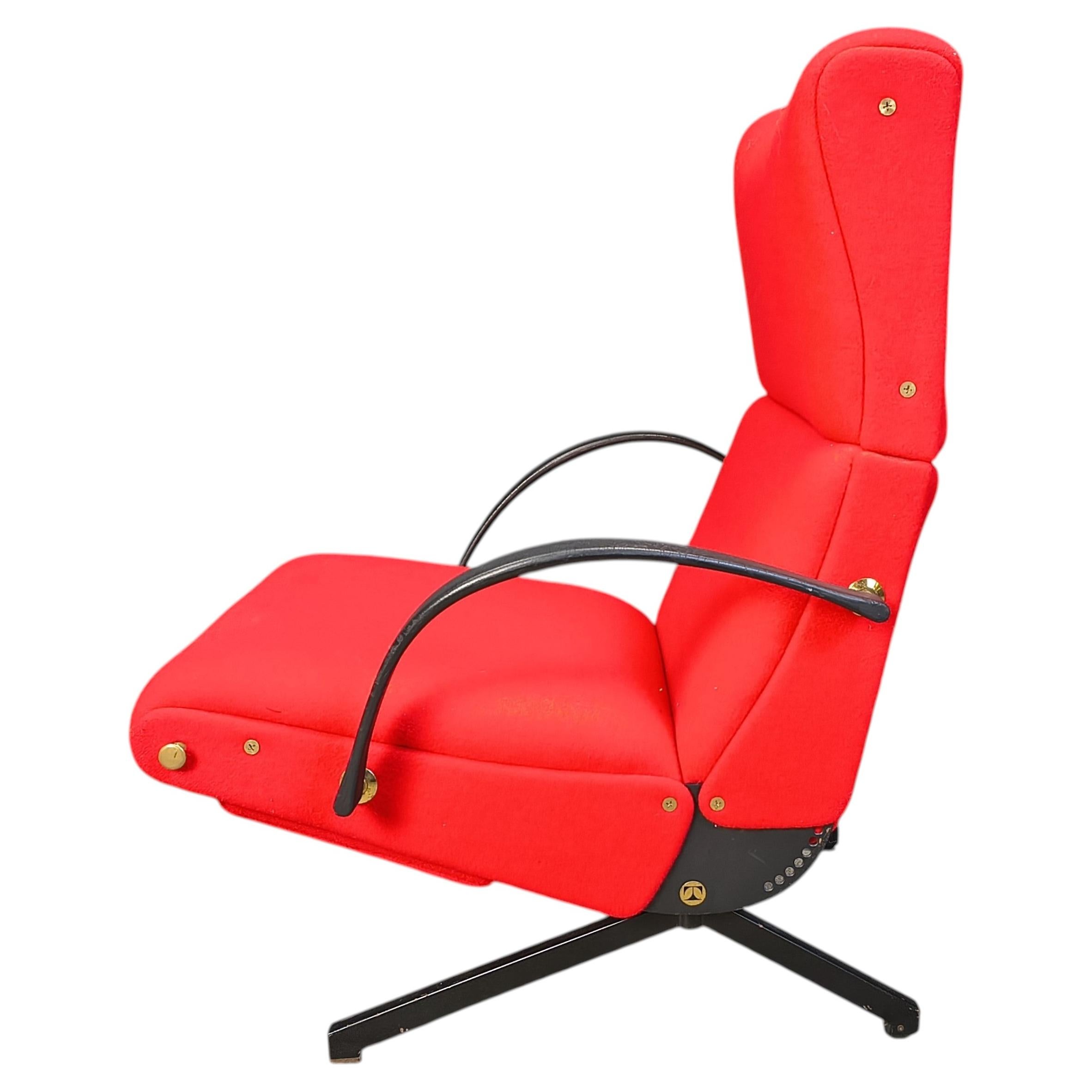 Vintage p40 lounge chair by Osvaldo Borsani for tecno, 1960s For Sale
